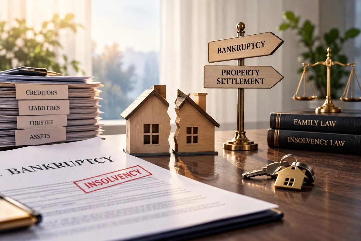 Bankruptcy and property settlement considerations in family law